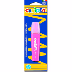 Surligneurs CARIOCA Memolight - Nombre de pièces: 1 pièces - Encre à base d'eau - Pointe biseautée de 5 mm - Couleurs vives , ...