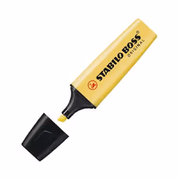 Surligneur STABILO BOSS Original Pastel - Largeur de trait: de 2.0 à 5.0 mm - Une technologie anti-dessèchement pour rester 1 ...