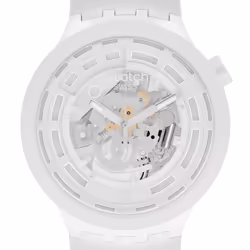 Swatch C-White, Imperméable, Quartz