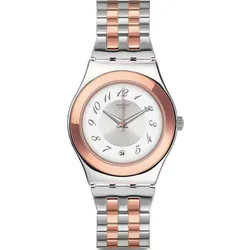 Swatch Midimix Montre bracelet Femelle Quartz Gris Or, Argent
