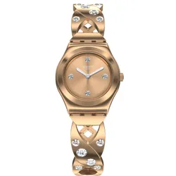 Swatch Rose Hug Montre bracelet Femelle Quartz Or rose