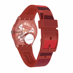 Swatch Ruberalda Montre bracelet Femelle Quartz Rouge - Vue supplémentaire 4