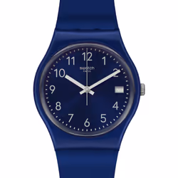 Swatch Silver In Blue, Imperméable, Quartz