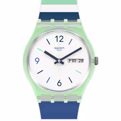 Swatch Sky Zebra, Imperméable, Quartz