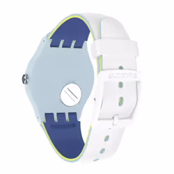 Swatch White Layered Montre bracelet Femelle Quartz Blanc Bleu - Vue supplémentaire 4