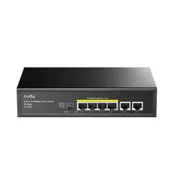 Switch CUDY FS1006P 6 Ports POE+ 10/100 Mbps 60W - VLAN