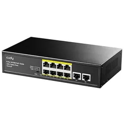 Switch CUDY POE + 8 PORTS 10/100M Avec 2 portes de liaison Montante