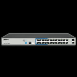 Switch D-Link 24-Port Gigabit Long Range Managed PoE+ DGS-F1210-26PS-E