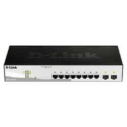 D-Link DGS-1210-10 commutateur réseau Géré L2 Gigabit Ethernet (10/100/1000) 1U Noir, Gris