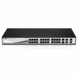Switch D-Link DES-1210-28 24 ports 10/100 Mbps + 4 ports Gigabit