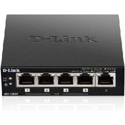 Switch D-Link DGS-1005P 5 Ports PoE 10/100 Mbps - Noir(DGS-1005P)