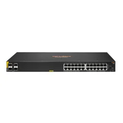 Switch Éthernet Gigabit Aruba 6100 24 ports PoE+ 4 SFP+ 370W Noir JL677A