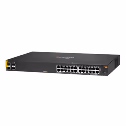 Switch Éthernet Gigabit Aruba 6100 24 ports PoE+ 4 SFP+ 370W Noir JL677A - Vue supplémentaire 2