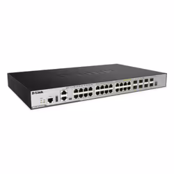 D-Link DGS-3630-28TC, Géré, L3, Gigabit Ethernet (10/100/1000), Full duplex, Grille de montage, 1U
