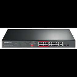 Switch Rackable Mercusys 16 Ports 10/100Mbps PoE+ avec 2 Ports Giga et 2 SFP 1Gb