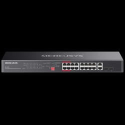 Switch Rackable Mercusys 16 Ports Giga PoE+ avec 2 Ports Giga et 2 SFP Slot 1Gb