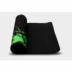 T-Dagger T-TMP100, Noir, Vert, Image, Tissu, Caoutchouc, Soie, Base antidérapante, Tapis de souris de jeu