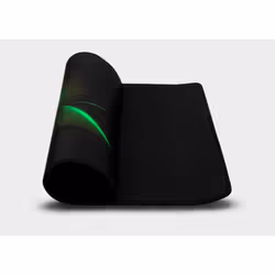 T-Dagger T-TMP101, Noir, Vert, Image, Tissu, Caoutchouc, Soie, Base antidérapante, Tapis de souris de jeu