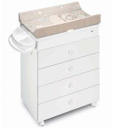 Table à Langer Baignoire Cam Asia Bianca Orso Luna Beige