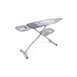 Table à repasser Perilla Diva Sepetli avec Etagere de rangement  - Dimensions 125 x 45 cm - Hauteur 90cm - Repassage conforta ...