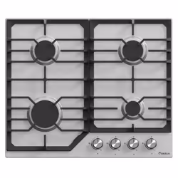 Plaque de Cuisson BIOLUX - Type de plaque: Gaz - Largeur: 61 cm - Nombre de Foyers: 4 Foyers - Grille: Fonte - Thermocouple - ...