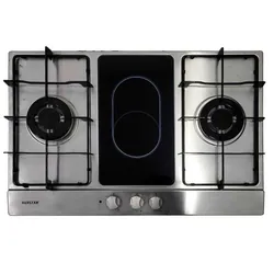 Table De Cuisson Encastrable AUXSTAR PFA821 3 Feux 70cm - Inox