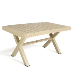 Table De Jardin A Xiome 150cm Grège