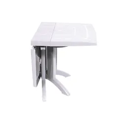 Table de Jardin Pliable HOLIDAYS 120*75cm Blanc Lait