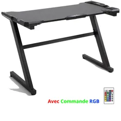 Table de Jeu Gaming DOWINX Noir Édition ZK-Z002N