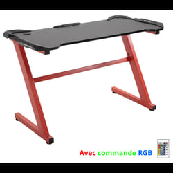 Table de Jeu Gaming Rouge Édition Limitée DOWINX ZK-Z002R