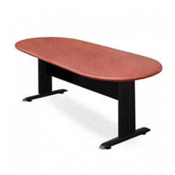 Table de réunion Standard PVC avec Socle Métallique