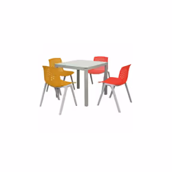 TABLE SERENA 80*80 (TOP EN VERRE)
   Table Salle a manger SERENA avec un top en verre et un socle finition Epoxy facile a mon ...