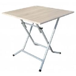 Table SOTUFAB Pliante Carre 70x70 PVC - Chène Brut