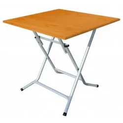Table SOTUFAB Pliante Carre 70x70 PVC - Noyer