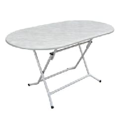 Table SOTUFAB Pliante Ovale 145x78 Werzalit - Marbré