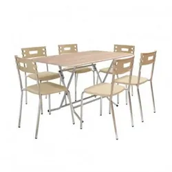Table SOTUFAB Pliante Rectangulaire 120x80 PVC - Chène Brut