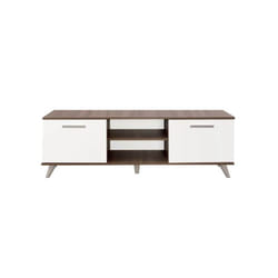 Table tv sotufab JOY - SIROKO & BLANC (TV081SI/BC)