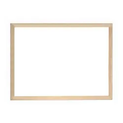 Tableau Blanc magnétique cadre en bois 30 x 40