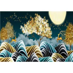 Tableau De Décoration 120 x 80 cm GAZELLE (KC065-T2)