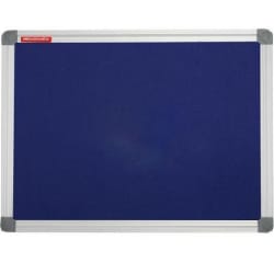 Tableau En Feutre MEMOBOARDS avec cadre aluminium 150 x 100 cm