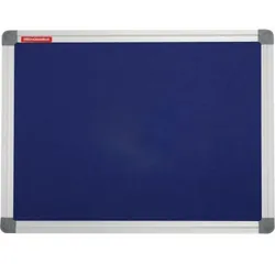 Tableau En Feutre MEMOBOARDS avec cadre aluminium 150 x 100 cm