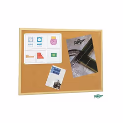 Tableau FAIBO en liège économique - Dimensions : 60 X 120 cm - Cadre en bois de pin - Livré avec les attaches - Panneau en fi ...