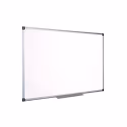Tableau Magnétique Blanc - Surface laquée - Cadre en aluminium - Angles en plastique arrondis - Dimensions: 90 x 60 cm