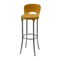 Tabouret dallas socle chrome SOTUFAB (TABC0010)
