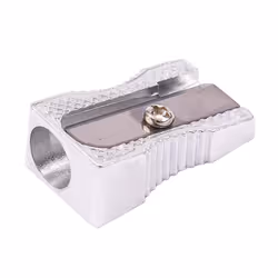 Taille Crayon Simple Métal Deli E39761 - Matière: Alliage d'aluminium + acier - Dimensions: 25 x 14,5 x 10 mm - Couleur: sill ...