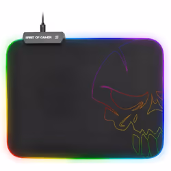 Tapis de Souris Gamer SPIRIT OF GAMER RGB M - Noir