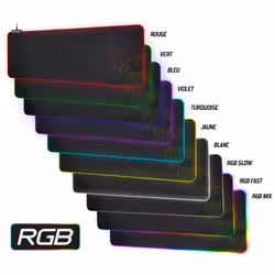Tapis de Souris Gamer SPIRIT OF GAMER RGB XXL - Noir