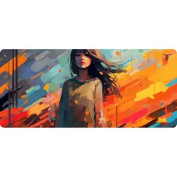 Tapis de souris Gamer TITAN XXL043 YOUNG GIRL MULTICOLOR / XXL