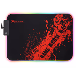 Tapis de souris Gaming Xtrike Me MP602 - Surface en microfibre spéciale - Base en caoutchouc antidérapante - Rétroéclairage R ...