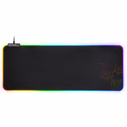 Spirit of Gamer RGB Design durable avec sa bordure rétro-éclairée cousue +3 mm d'épaisseur
la conception micro texturé offre ...